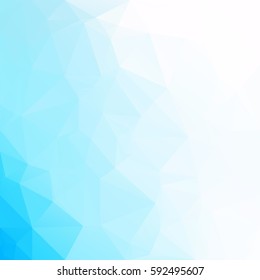 Blue Polygonal Mosaic Background, Creative Design Templates