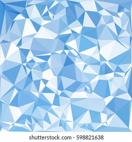 Blue Polygonal Mosaic Background, Creative Design Templates