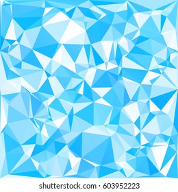 Blue Polygonal Mosaic Background, Creative Design Templates