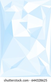 Blue Polygonal Mosaic Background, Creative Design Templates