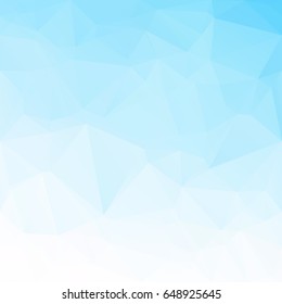 Blue Polygonal Mosaic Background, Creative Design Templates