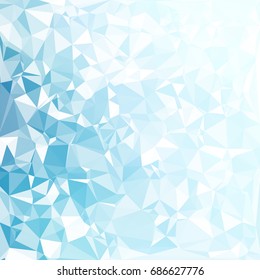 Blue Polygonal Mosaic Background, Creative Design Templates