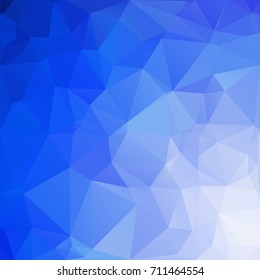Blue Polygonal Mosaic Background, Creative Design Templates