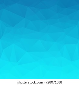 Blue Polygonal Mosaic Background, Creative Design Templates