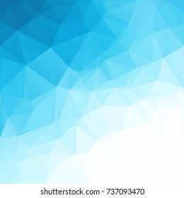 Blue Polygonal Mosaic Background, Creative Design Templates
