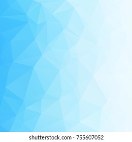 Blue Polygonal Mosaic Background, Creative Design Templates