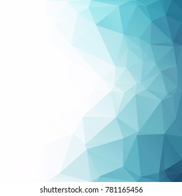 Blue Polygonal Mosaic Background, Creative Design Templates