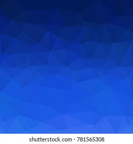 Blue Polygonal Mosaic Background, Creative Design Templates