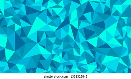 Blue polygonal mosaic background, design templates triangle bright background. Triangular low poly. Vector polygonal illustration.
