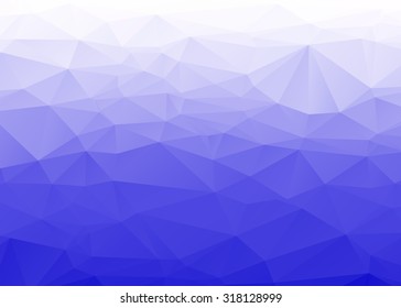 Blue polygonal mosaic background. Low poly style vector illustration