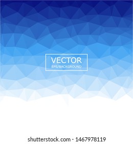 Blue polygonal mosaic background. Used for presentation, information, technology, website, poster, business, work.