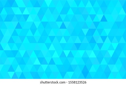Blue polygonal mosaic background, Vector illustration, Used for presentation, information, technology, website, poster, business, work.