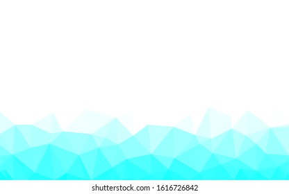 Blue polygonal mosaic background, Vector illustration, Used for presentation, information, technology, website, poster, business, work.