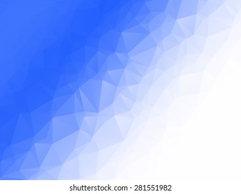 Blue Polygonal Mosaic Background, Vector illustration, Creative Business Design Templates