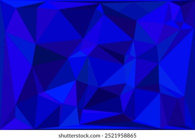 Blue Polygonal Mosaic Fundo Web Banners, arte digital etc