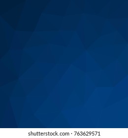Blue polygonal space for your design, or space for headline or product. Low Poly. Mesh of triangles. Blue texture.