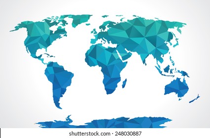 82,402 World map polygon Images, Stock Photos & Vectors | Shutterstock