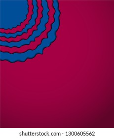 Blue - pomegranate backgroundl. Illustration 10 version.