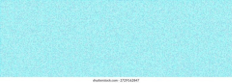 Fondo azul de la baldosa de la piscina. Mosaico texturizado de baño. Ornamento de decoración cuadrada. Pared o piso de cocina con rejilla de píxeles. Vector piscina plana ilustración.