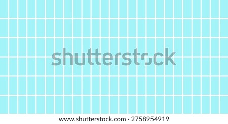 Blue pool tile simple mosaic pattern with small rectangular grid background