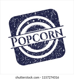 Blue Popcorn distressed rubber grunge texture stamp