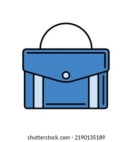 blue portfolio elegant accessory icon