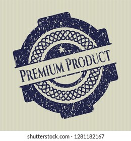Blue Premium Product distressed rubber grunge texture stamp