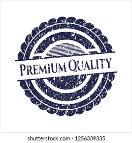 Blue Premium Quality distressed rubber grunge stamp