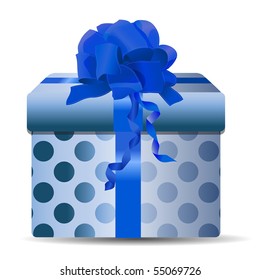 Blue present for you