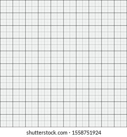 Blue print grid background. Graph black and white paper texture. Vector illustration for your graphic design.