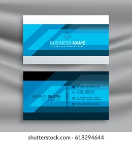 blue professional business card design