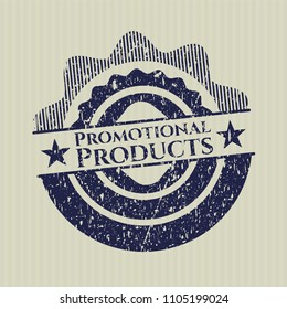 Blue Promotional Products distressed grunge seal