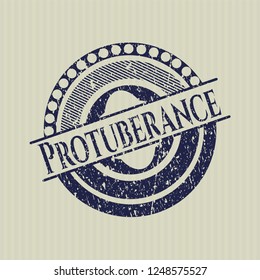 Blue Protuberance rubber grunge texture stamp