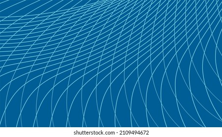 Blue Psychedelic Linear Wavy Backgrounds
