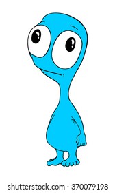 blue puppet