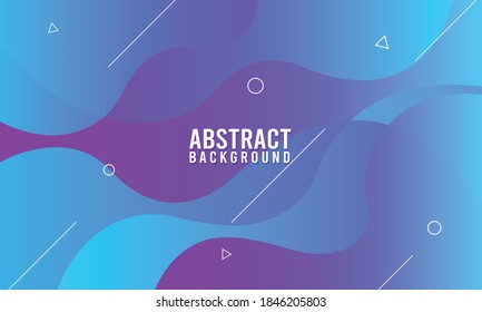 Blue purple abstract background. Liquid color background design. Colorful geometric background. Eps10 vector.