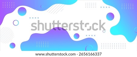 Blue and purple abstract background with rounded gradient shapes and dotted accents. Ideal for web, tech UI, and digital promotions