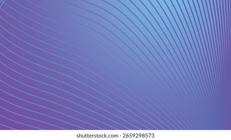 Blue and Purple Abstract Background with Stripes Line for Modern Web Design, UI, and Digital Visuals