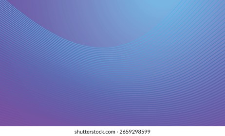 Fundo abstrato azul e roxo com linhas de listras para design moderno da Web, interface do usuário e visuais digitais