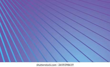 Blue and Purple Abstract Background with Stripes Line for Modern Web Design, UI, and Digital Visuals