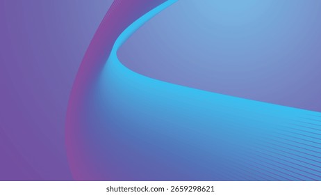 Abstrakter Hintergrund in Blau und Lila mit Streifen für modernes Webdesign, Benutzeroberfläche und digitale Visuals