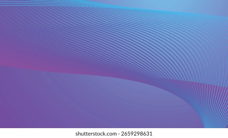 Blue and Purple Abstract Background with Stripes Line for Modern Web Design, UI, and Digital Visuals
