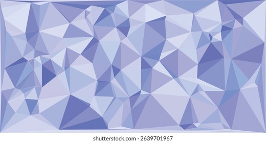 Blue and purple abstract background with triangles and polygons