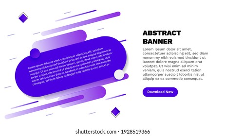 blue purple abstract banner vector for website, presentation, social media