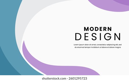 Blue and purple abstract geometric background vector illustration