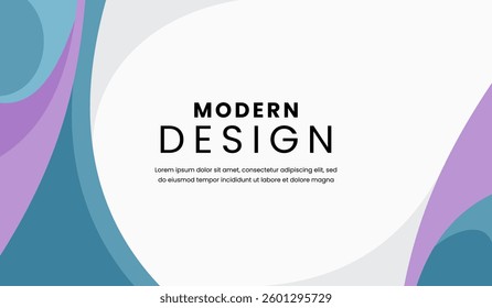 Blue and purple abstract geometric background vector illustration