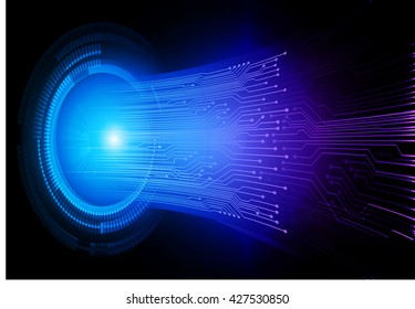 blue purple abstract light hi speed internet technology background illustration, Background conceptual image of digital. Cyber security concept. Cyber background. Cyber data digital Technology.