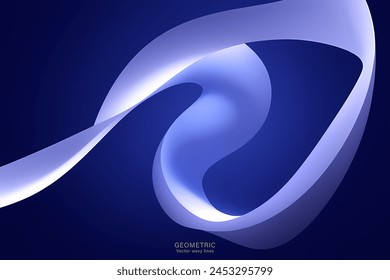 Blue purple background with gradient and modern abstract shapes.