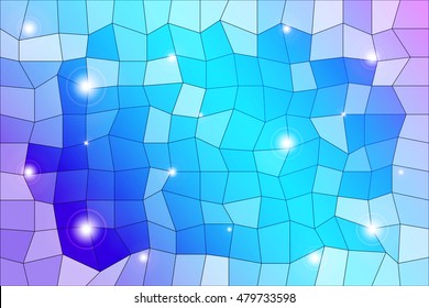 blue, purple background image from the polygonal elements. Vector illustration. Abstraction. For design, presentations, banners.
