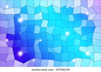 blue, purple background image from the polygonal elements. Vector illustration. Abstraction. For design, presentations, banners.